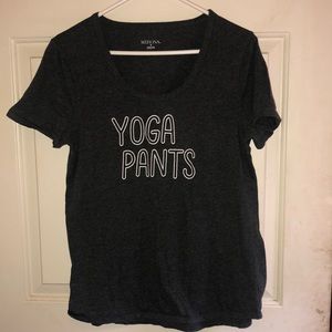 “Yoga Pants” tee (small)